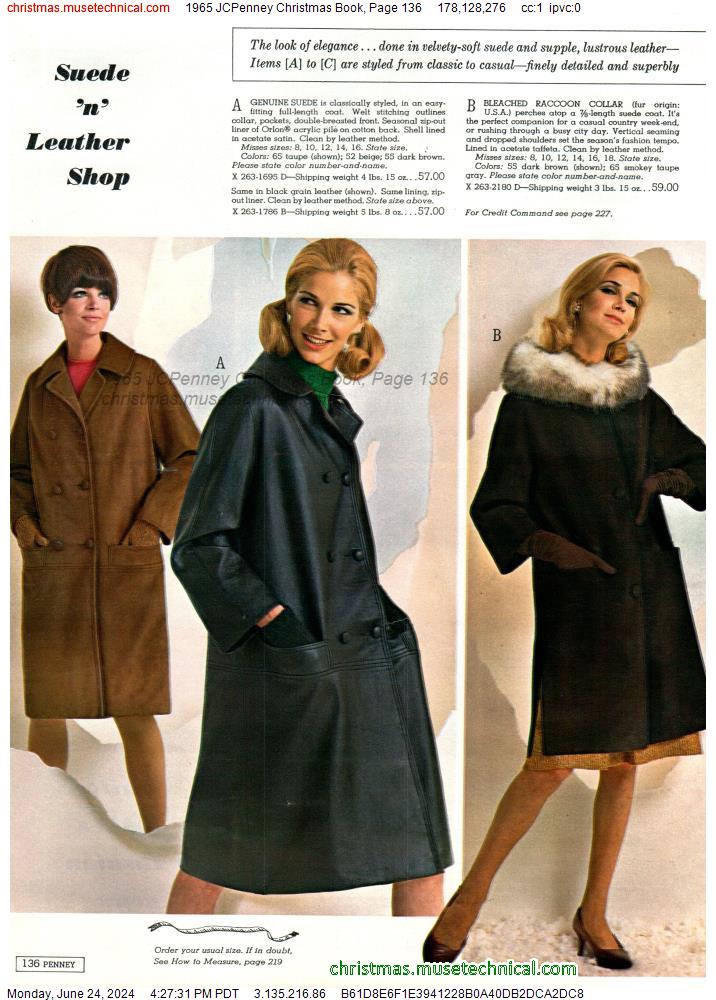 1965 JCPenney Christmas Book, Page 136