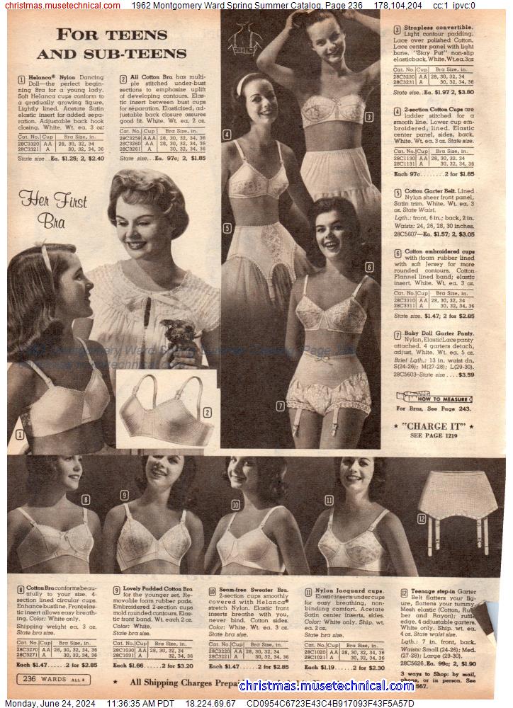 1962 Montgomery Ward Spring Summer Catalog, Page 236