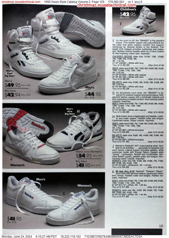 1990 Sears Style Catalog Volume 2, Page 125