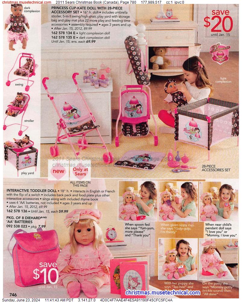2011 Sears Christmas Book (Canada), Page 780