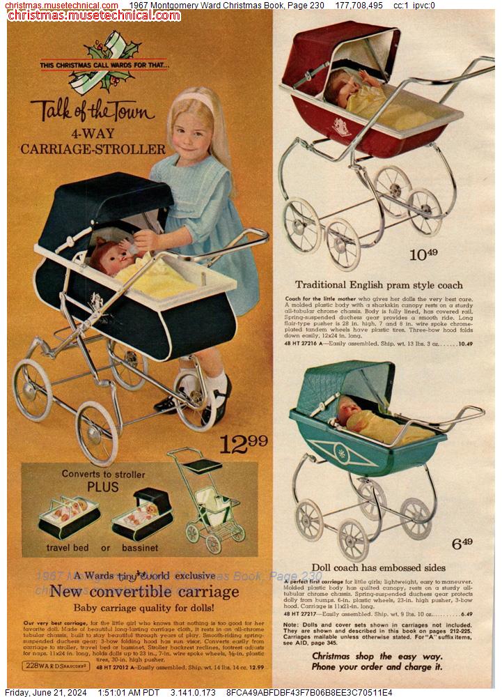 1967 Montgomery Ward Christmas Book, Page 230