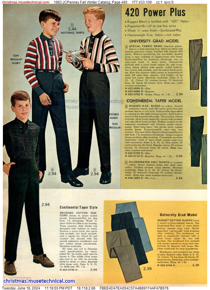 1963 JCPenney Fall Winter Catalog, Page 480