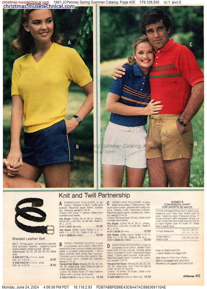 1981 JCPenney Spring Summer Catalog, Page 405