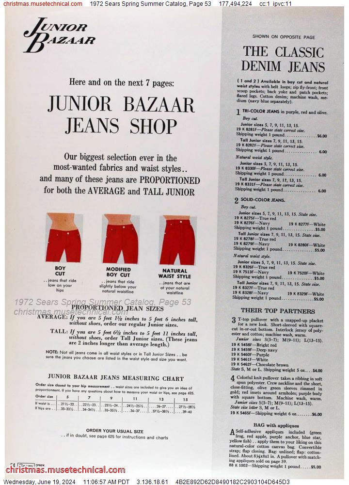 1972 Sears Spring Summer Catalog, Page 53