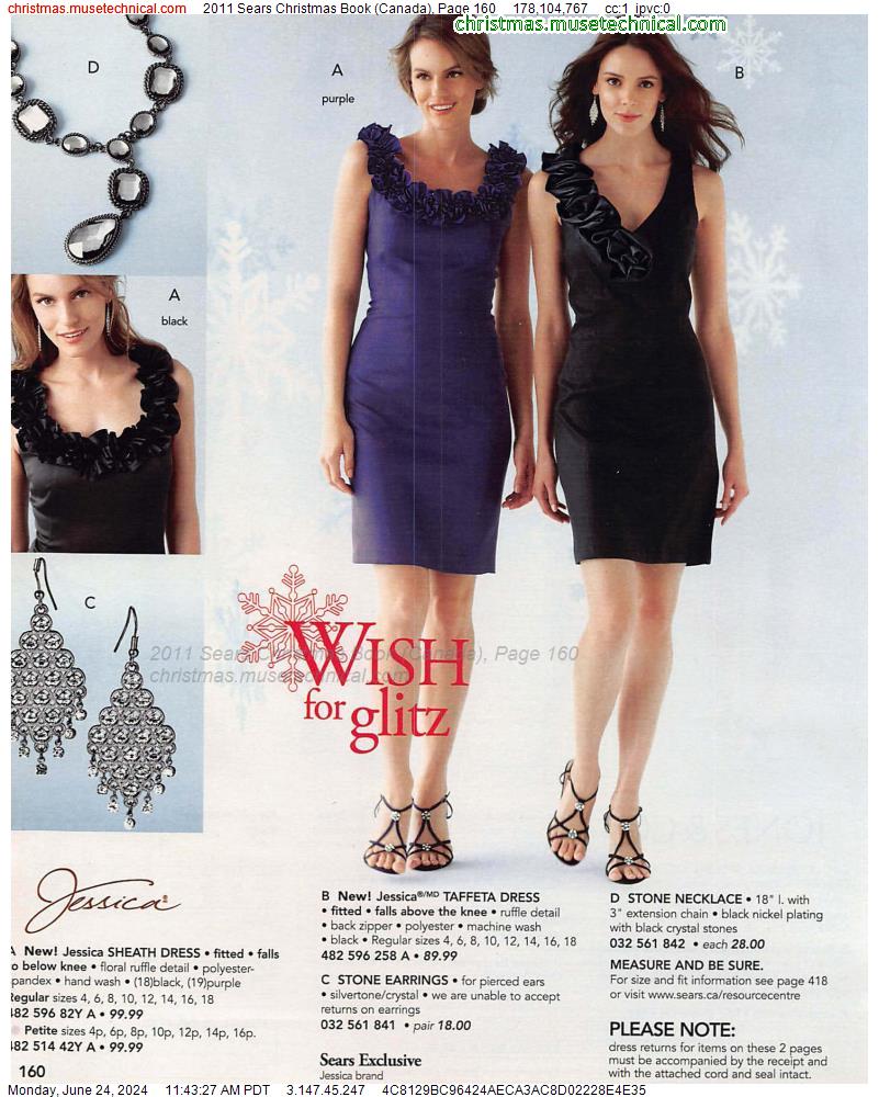 2011 Sears Christmas Book (Canada), Page 160