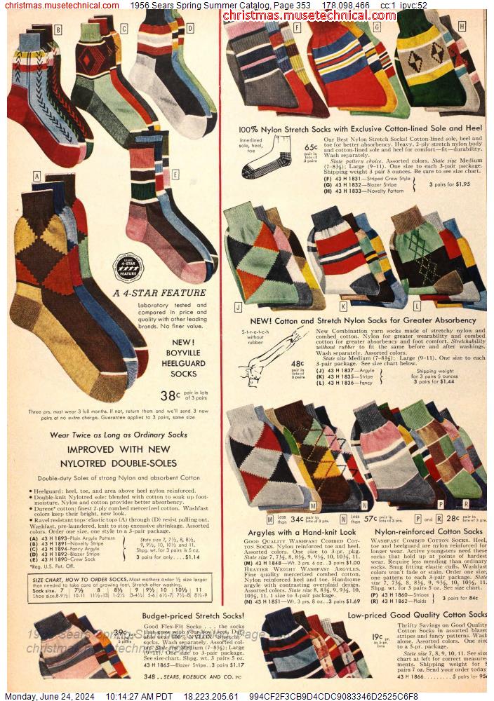 1956 Sears Spring Summer Catalog, Page 353