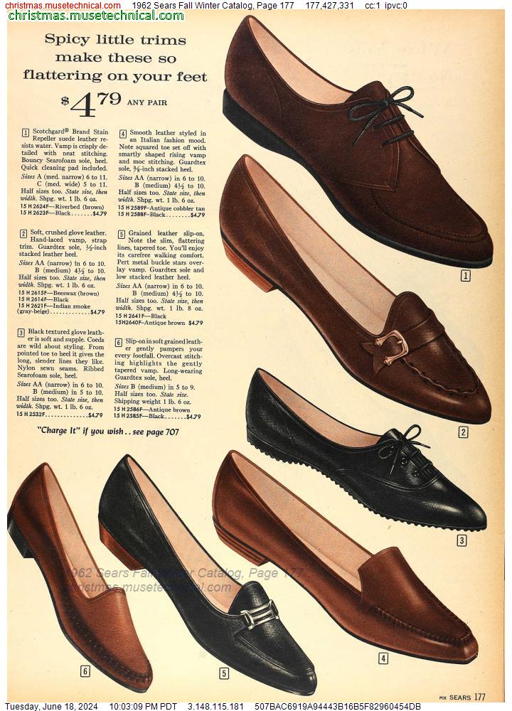 1962 Sears Fall Winter Catalog, Page 177