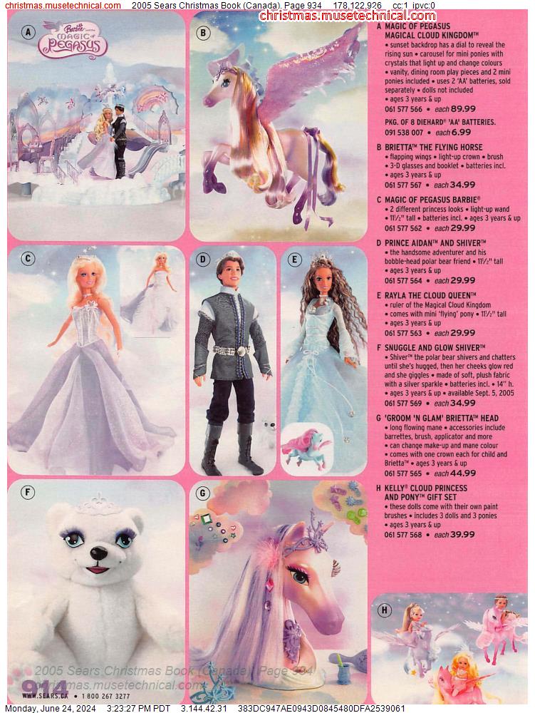 2005 Sears Christmas Book (Canada), Page 934
