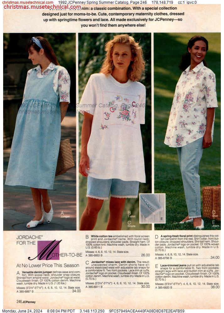 1992 JCPenney Spring Summer Catalog, Page 246