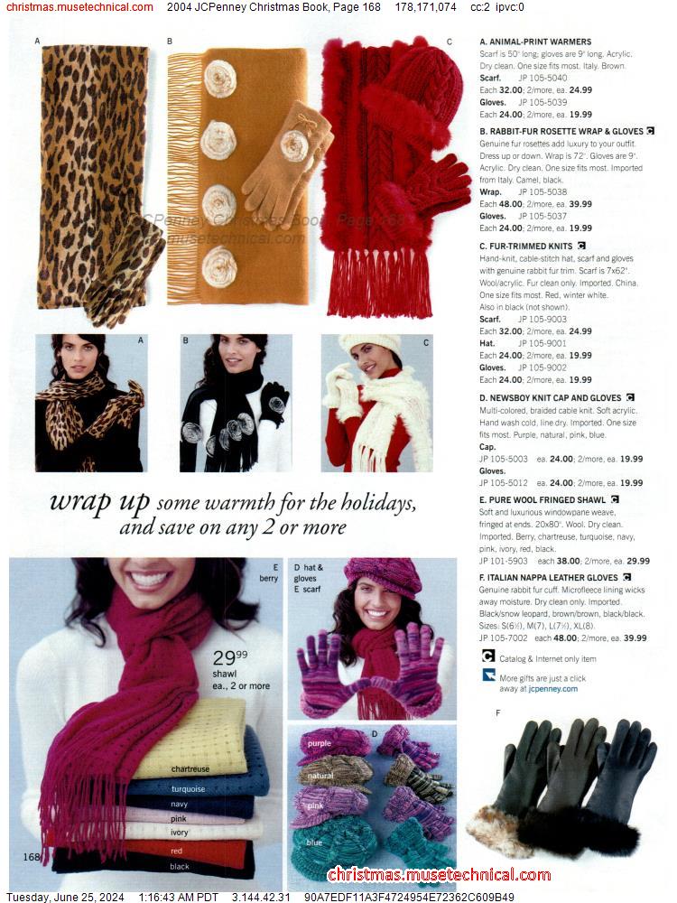 2004 JCPenney Christmas Book, Page 168