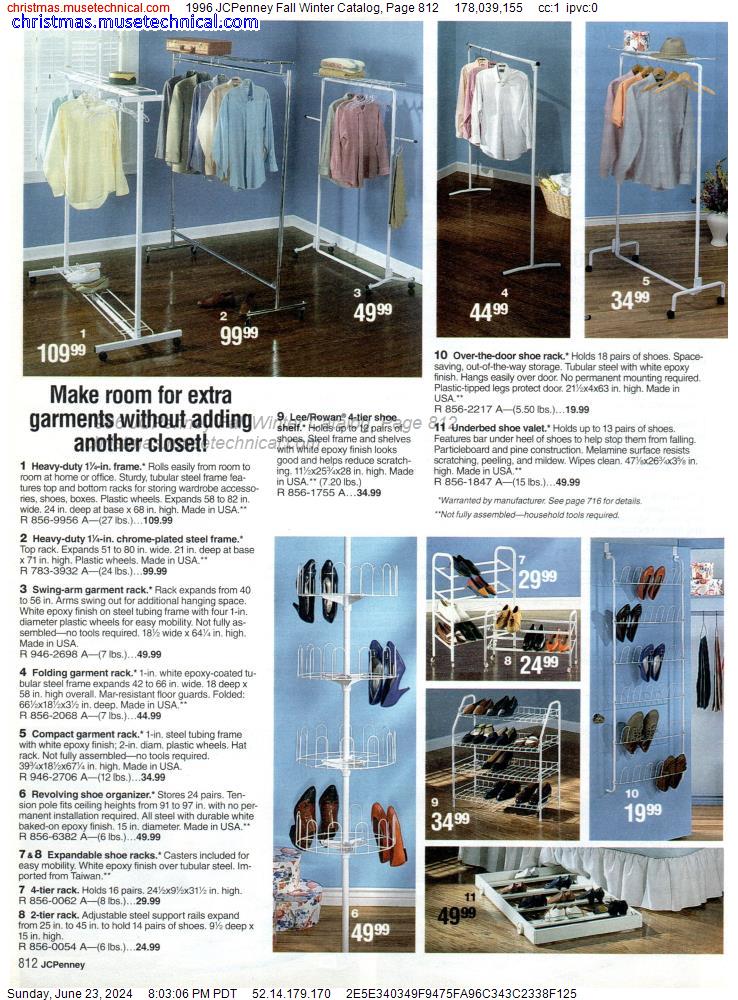1996 JCPenney Fall Winter Catalog, Page 812