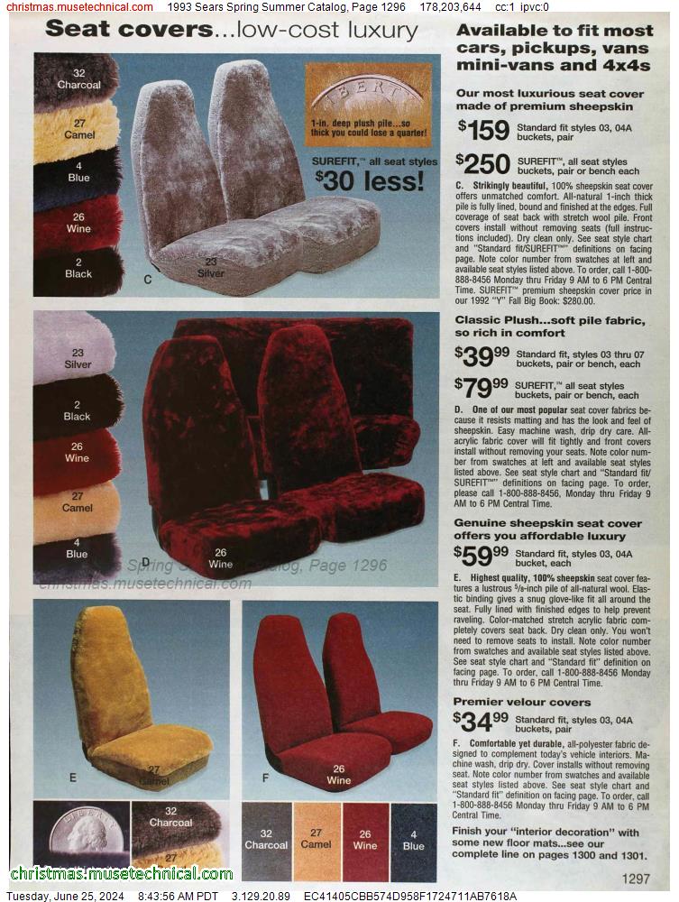 1993 Sears Spring Summer Catalog, Page 1296