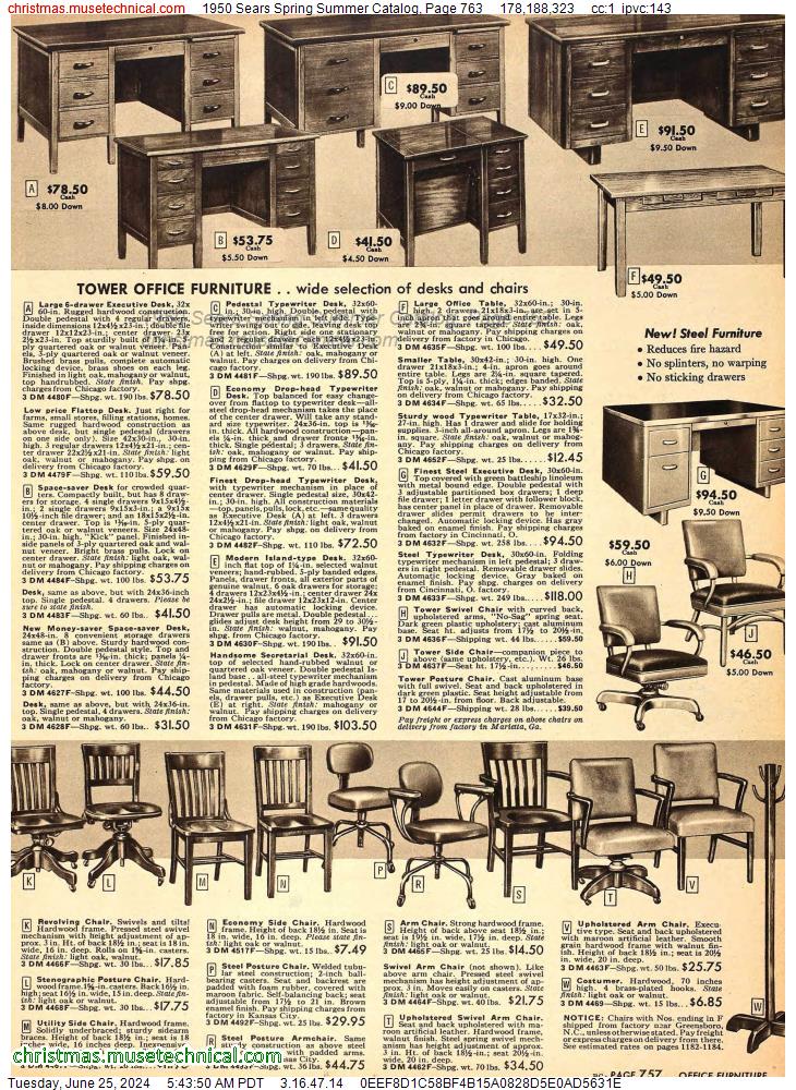 1950 Sears Spring Summer Catalog, Page 763