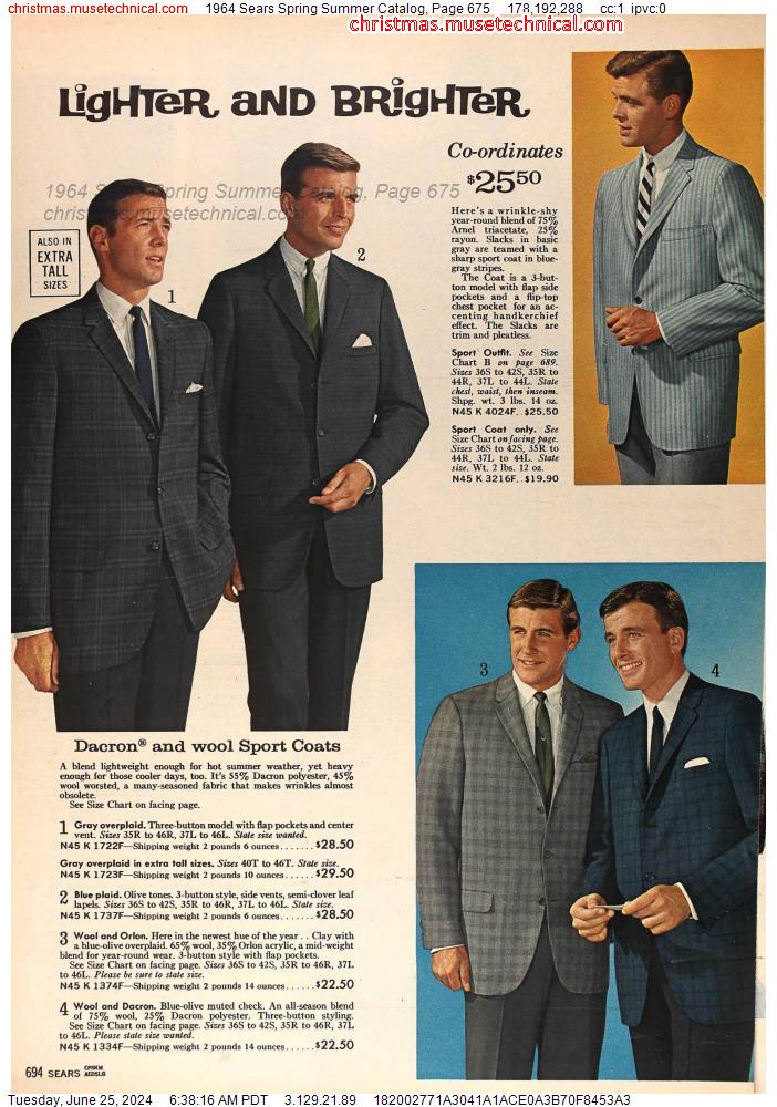 1964 Sears Spring Summer Catalog, Page 675