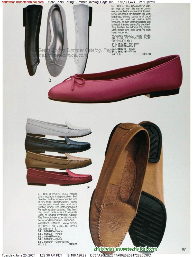 1992 Sears Spring Summer Catalog, Page 161