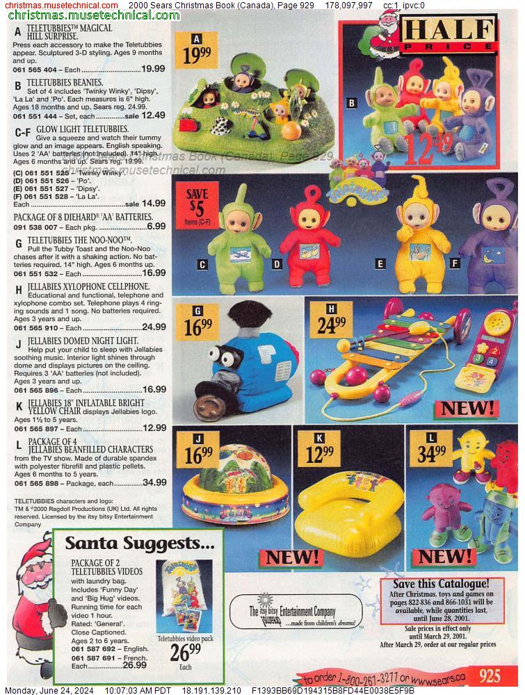 2000 Sears Christmas Book (Canada), Page 929