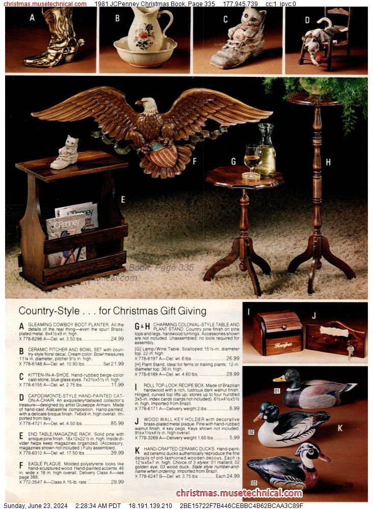 1981 JCPenney Christmas Book, Page 335