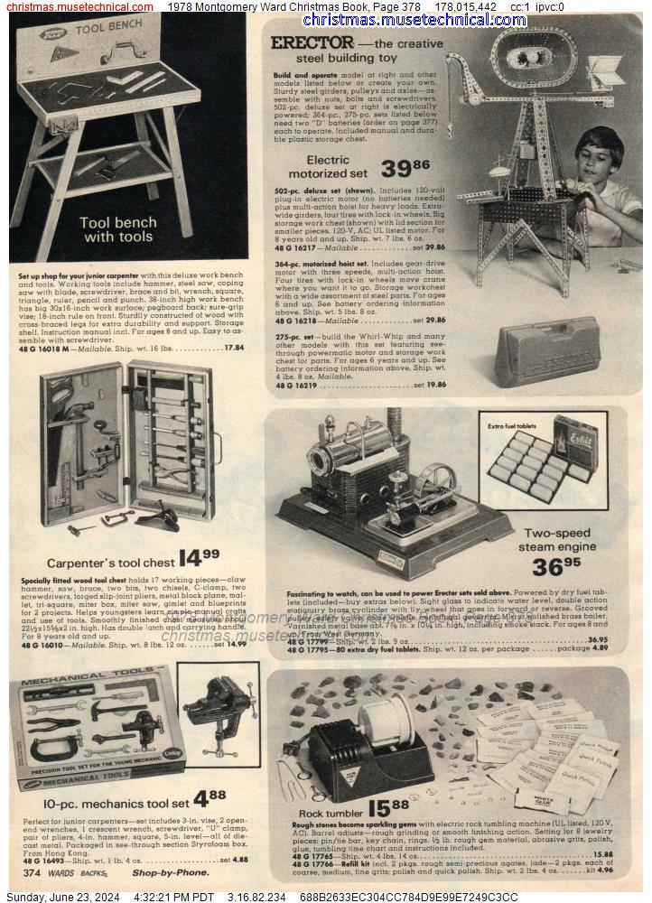 1978 Montgomery Ward Christmas Book, Page 378