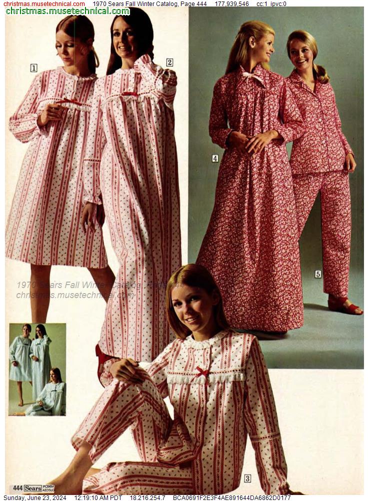 1970 Sears Fall Winter Catalog, Page 444