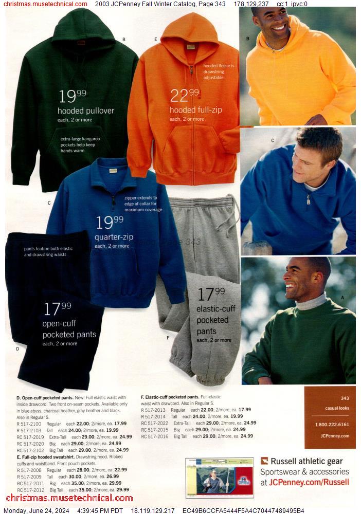 2003 JCPenney Fall Winter Catalog, Page 343