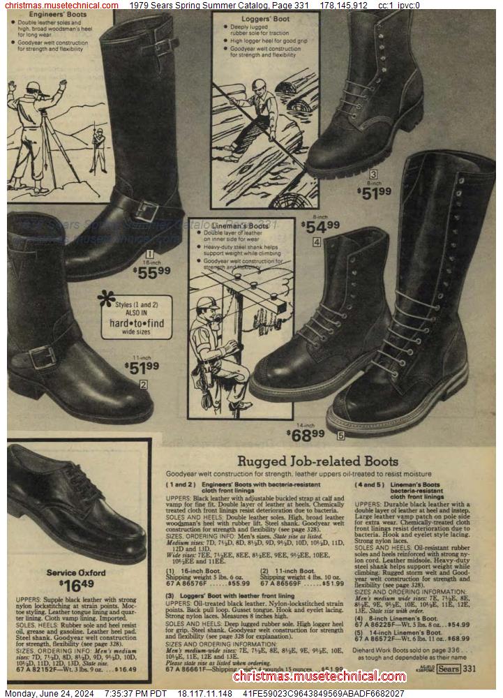 1979 Sears Spring Summer Catalog, Page 331