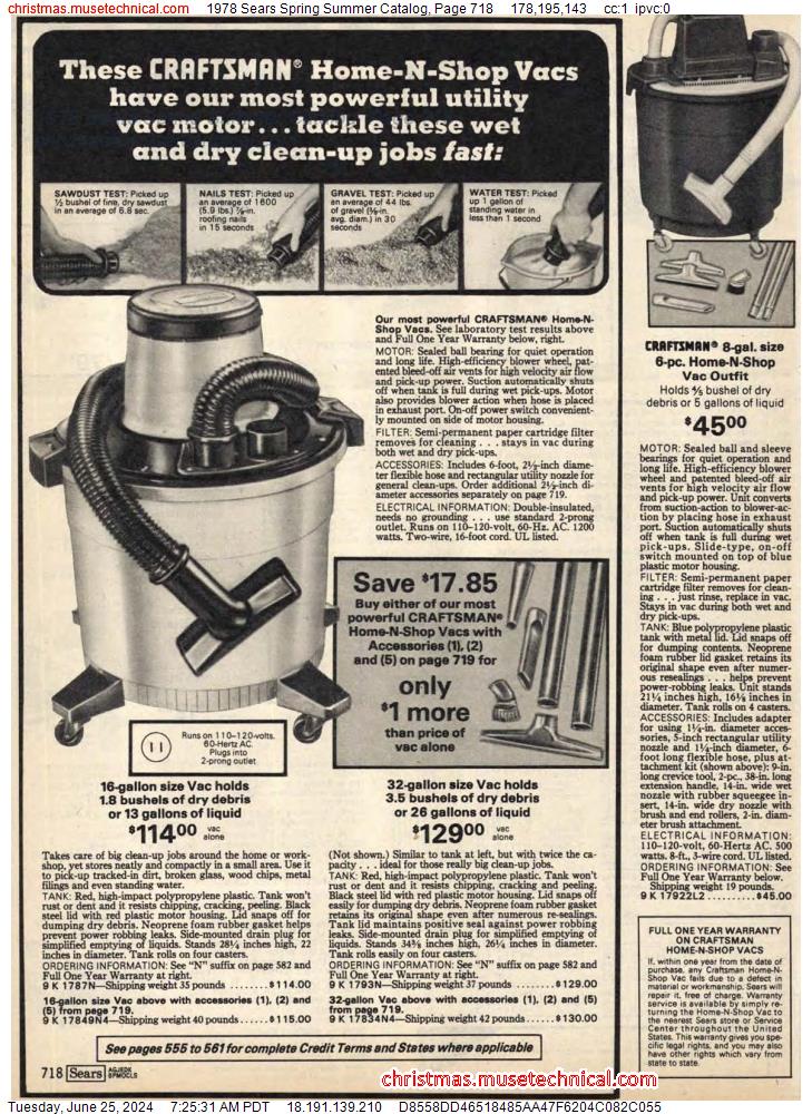 1978 Sears Spring Summer Catalog, Page 718