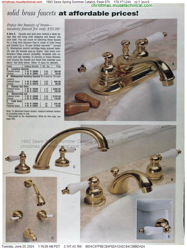 1993 Sears Spring Summer Catalog, Page 575
