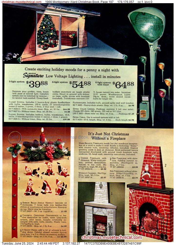 1966 Montgomery Ward Christmas Book, Page 197