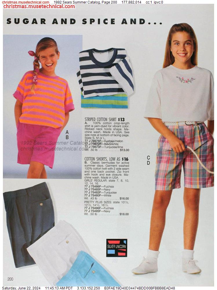 1992 Sears Summer Catalog, Page 200