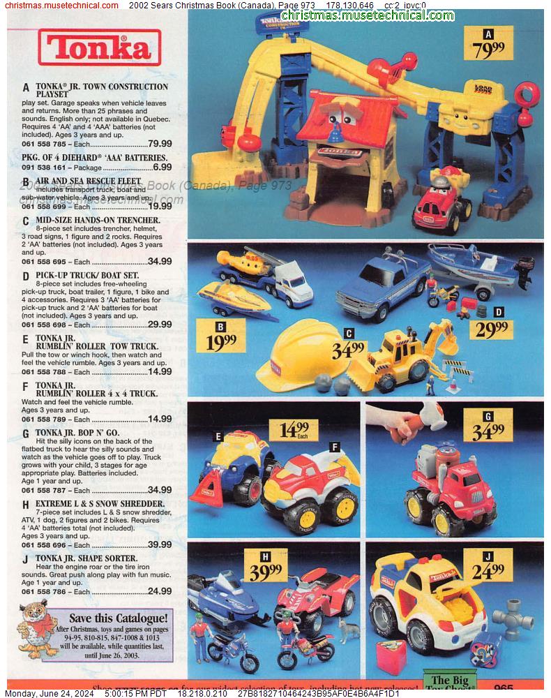 2002 Sears Christmas Book (Canada), Page 973
