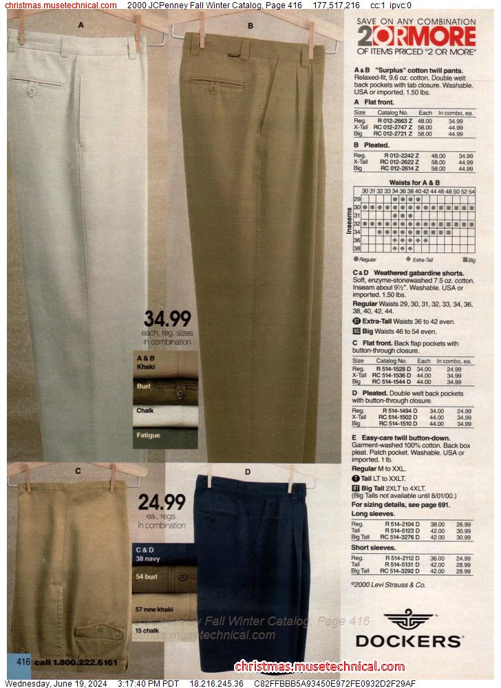 2000 JCPenney Fall Winter Catalog, Page 416