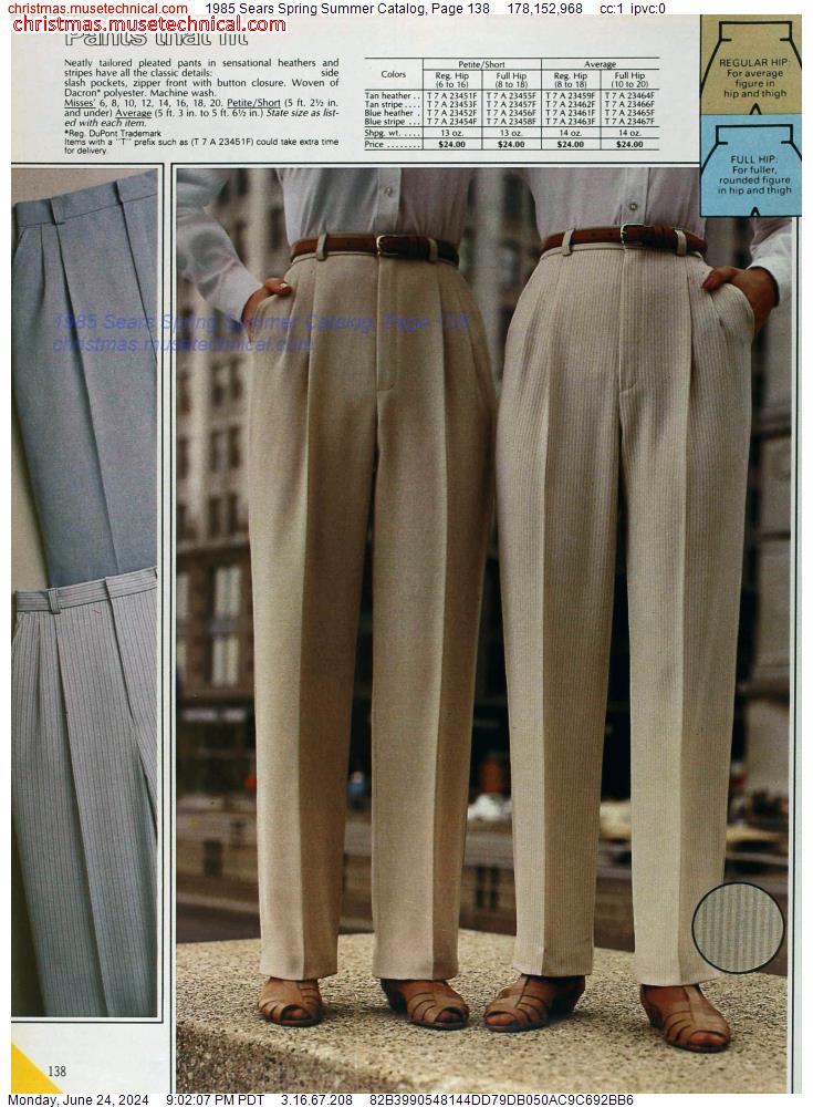 1985 Sears Spring Summer Catalog, Page 138