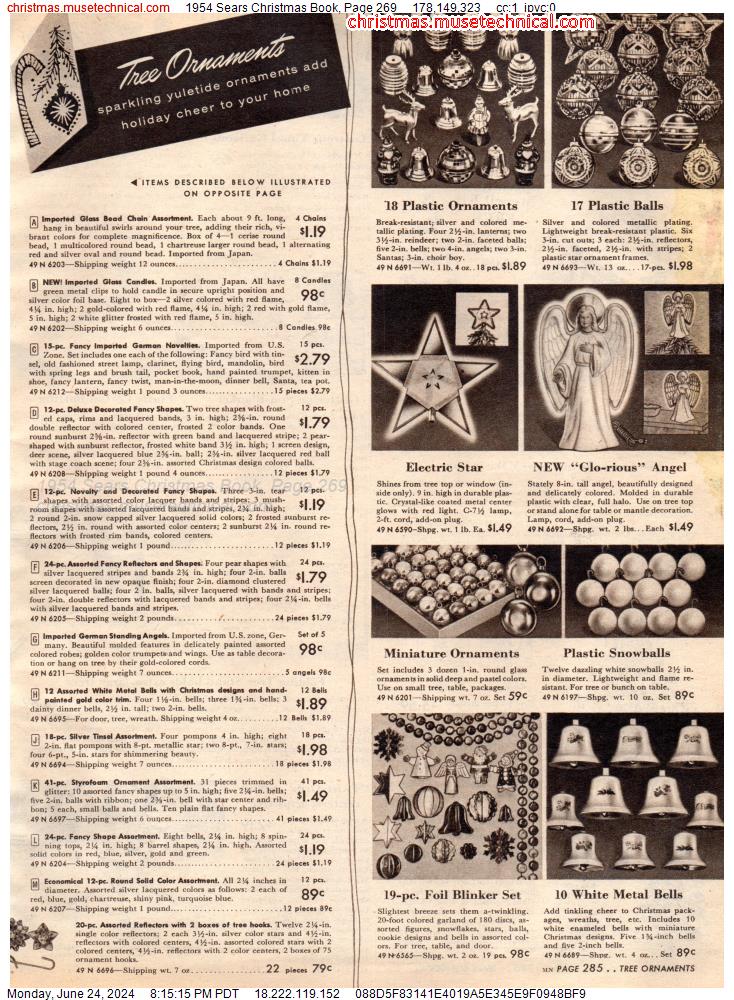 1954 Sears Christmas Book, Page 269