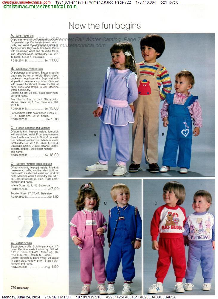 1984 JCPenney Fall Winter Catalog, Page 722