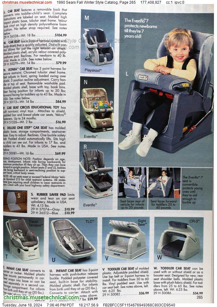 1990 Sears Fall Winter Style Catalog, Page 265