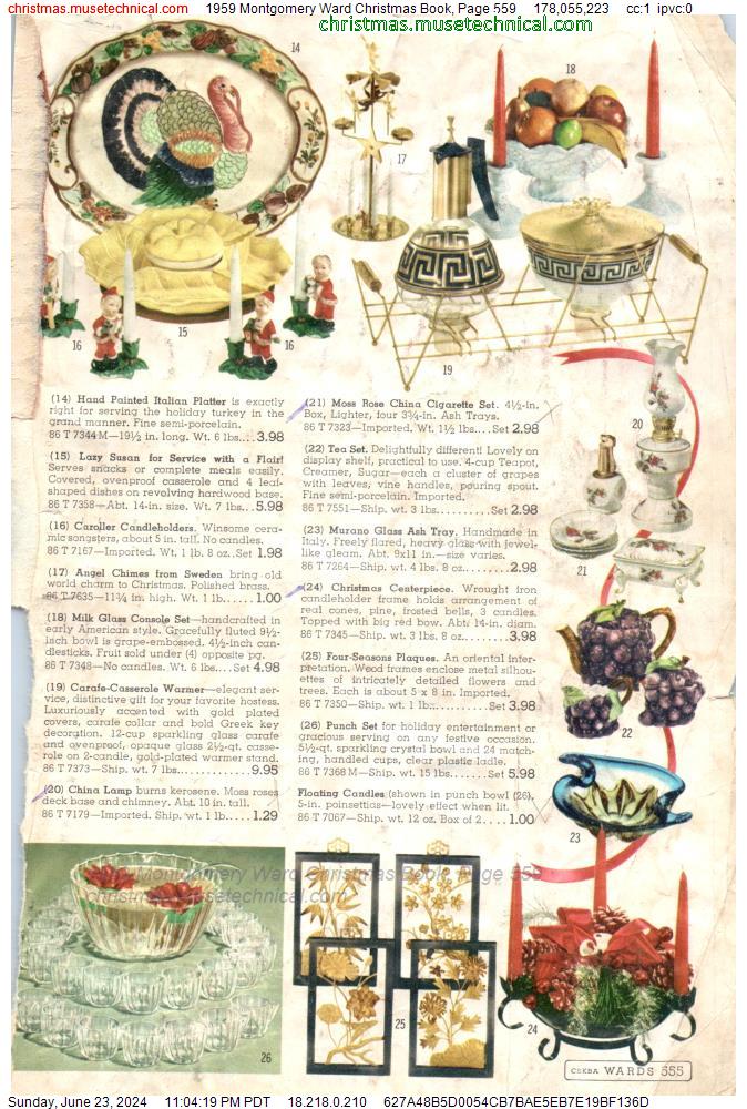1959 Montgomery Ward Christmas Book, Page 559