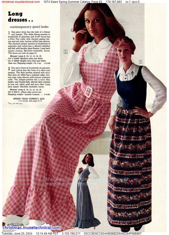 1974 Sears Spring Summer Catalog, Page 82