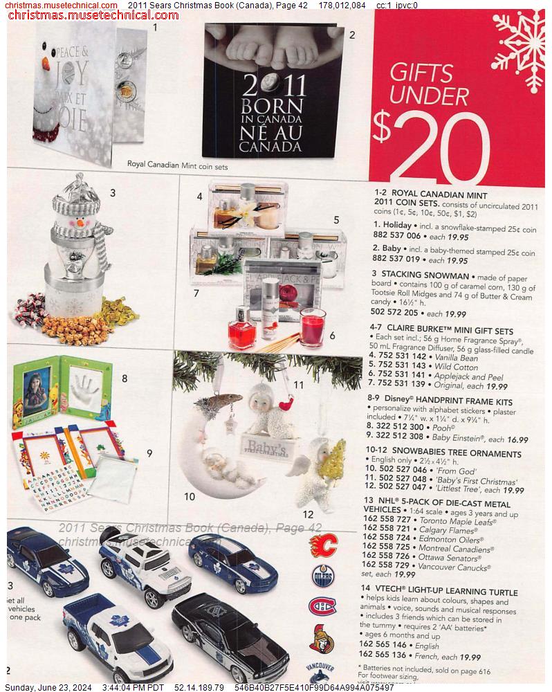 2011 Sears Christmas Book (Canada), Page 42