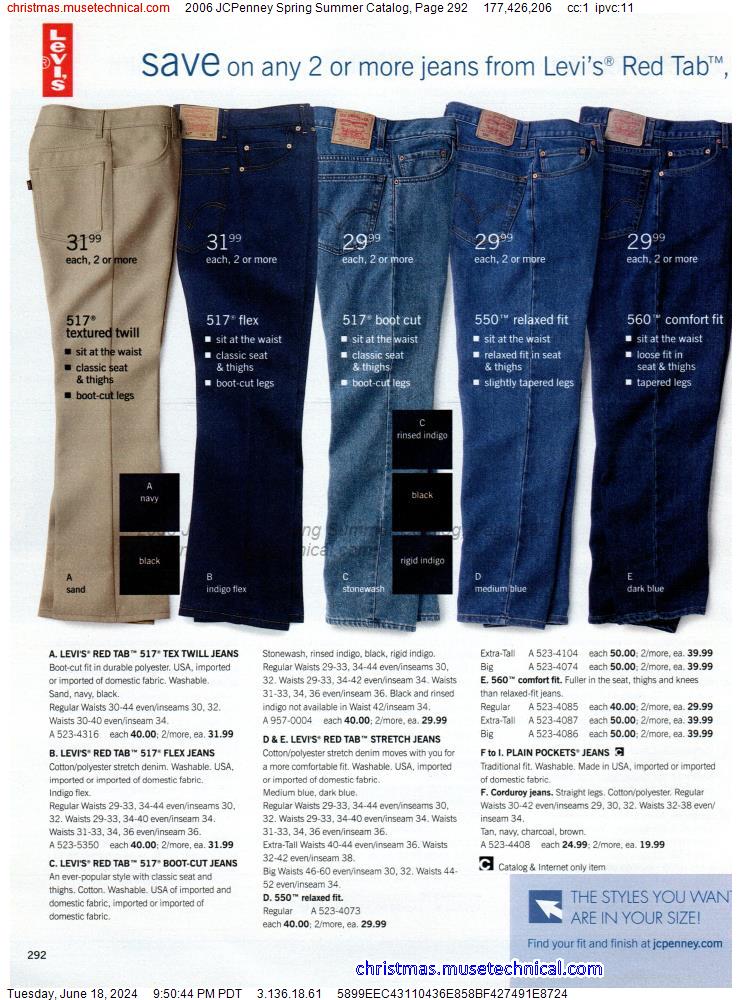 2006 JCPenney Spring Summer Catalog, Page 292