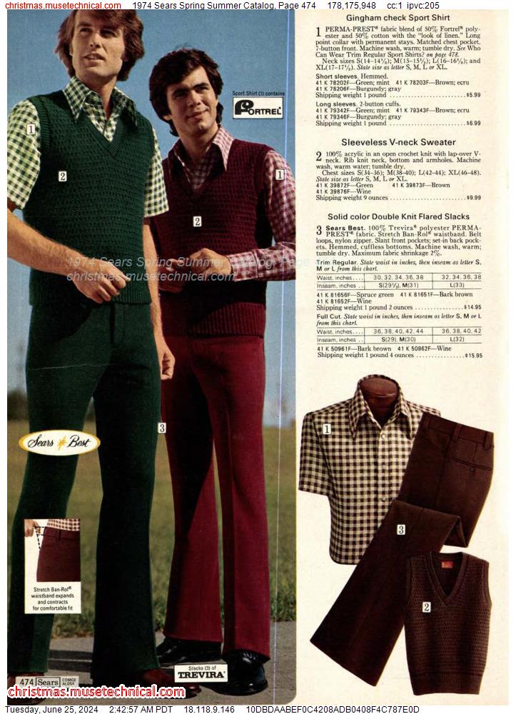 1974 Sears Spring Summer Catalog, Page 474