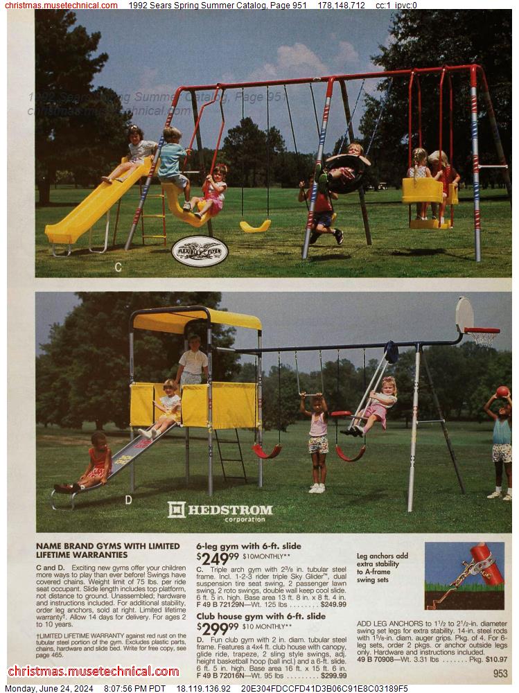 1992 Sears Spring Summer Catalog, Page 951