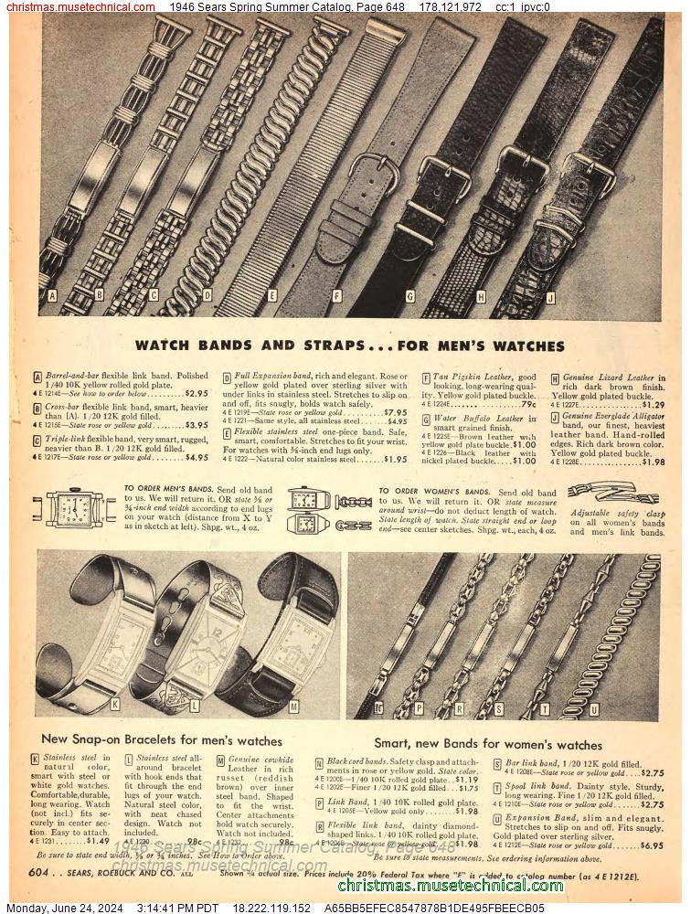 1946 Sears Spring Summer Catalog, Page 648