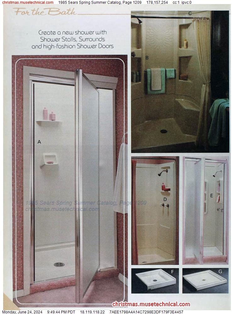 1985 Sears Spring Summer Catalog, Page 1209