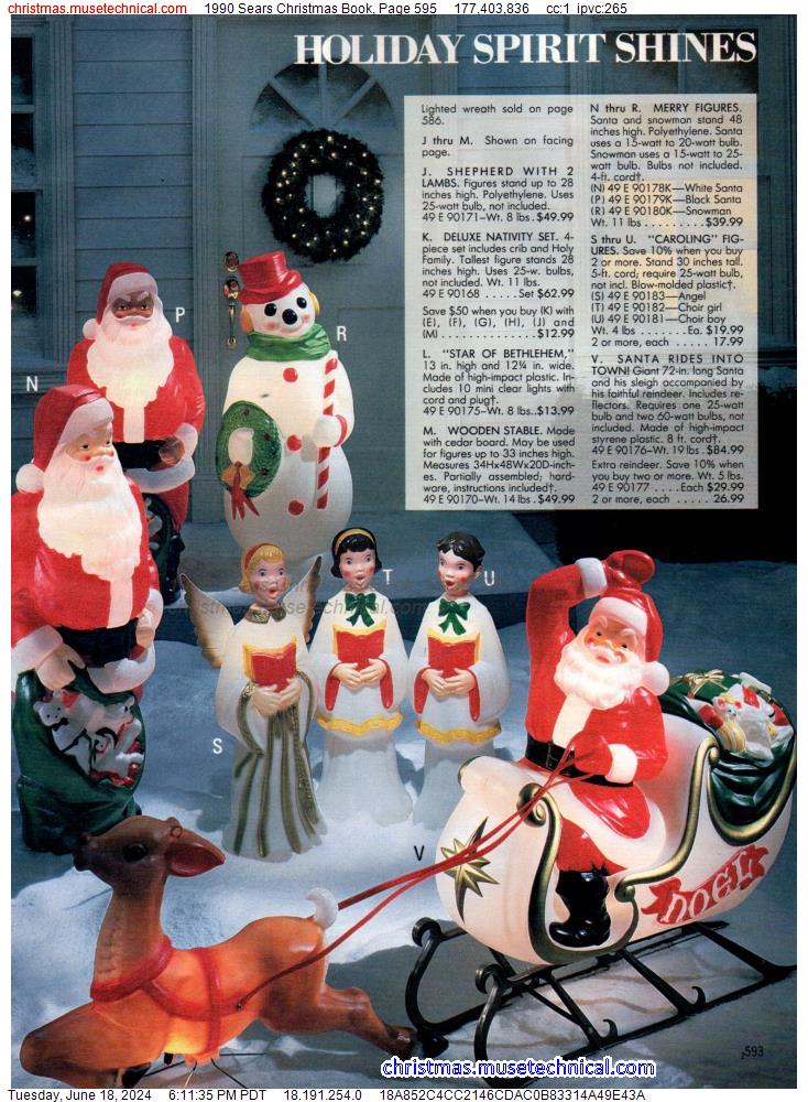 1990 Sears Christmas Book, Page 595