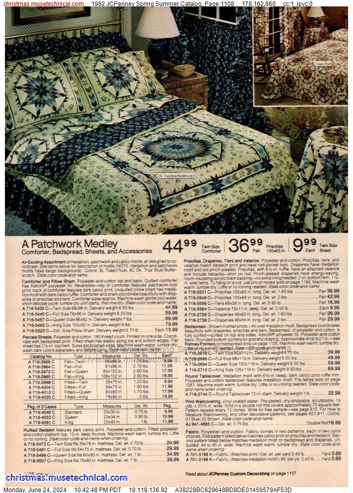 1982 JCPenney Spring Summer Catalog, Page 1108