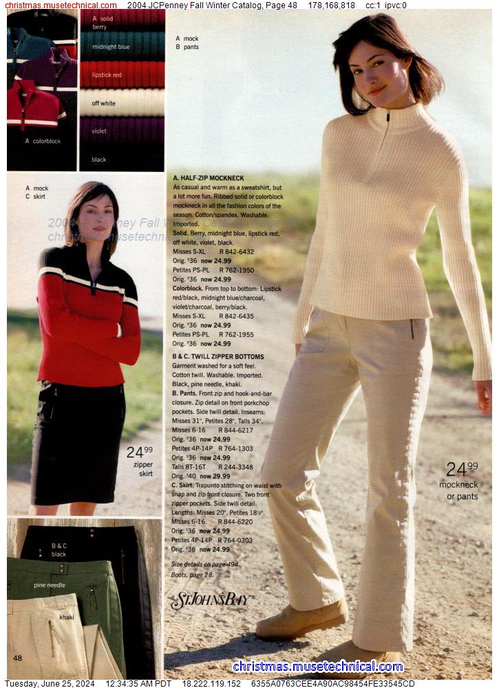 2004 JCPenney Fall Winter Catalog, Page 48