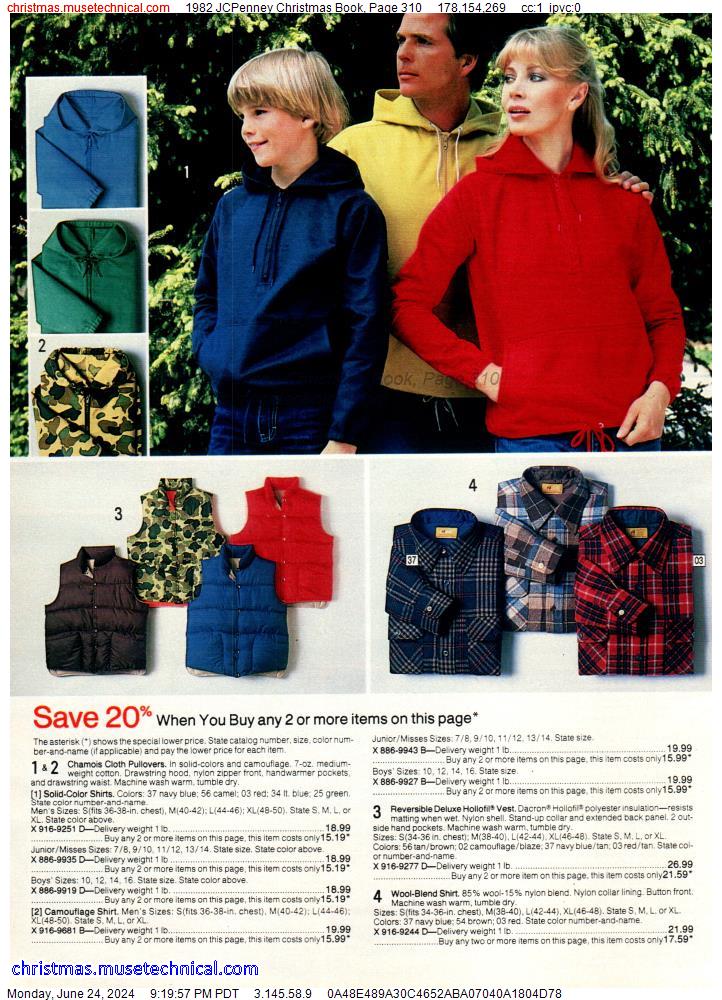 1982 JCPenney Christmas Book, Page 310