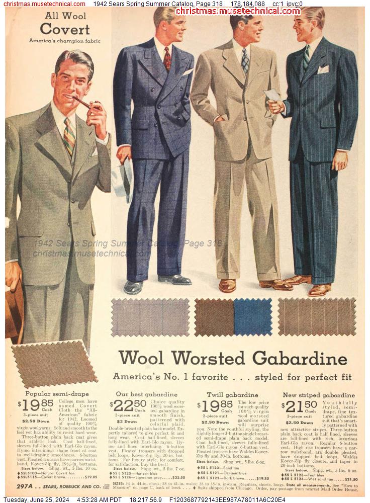 1942 Sears Spring Summer Catalog, Page 318