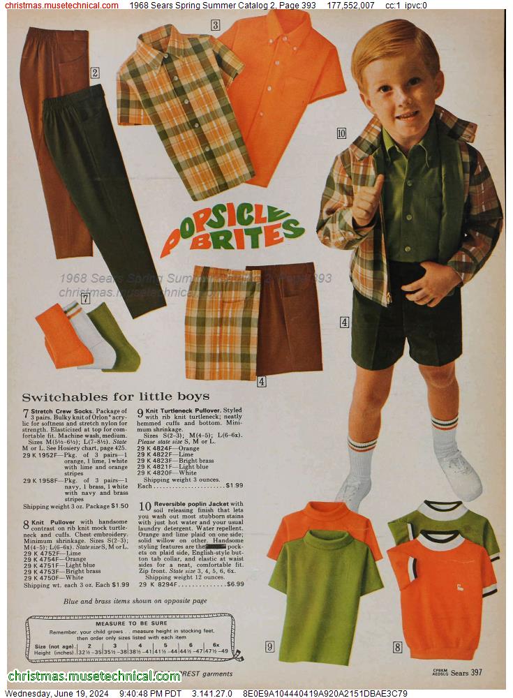 1968 Sears Spring Summer Catalog 2, Page 393