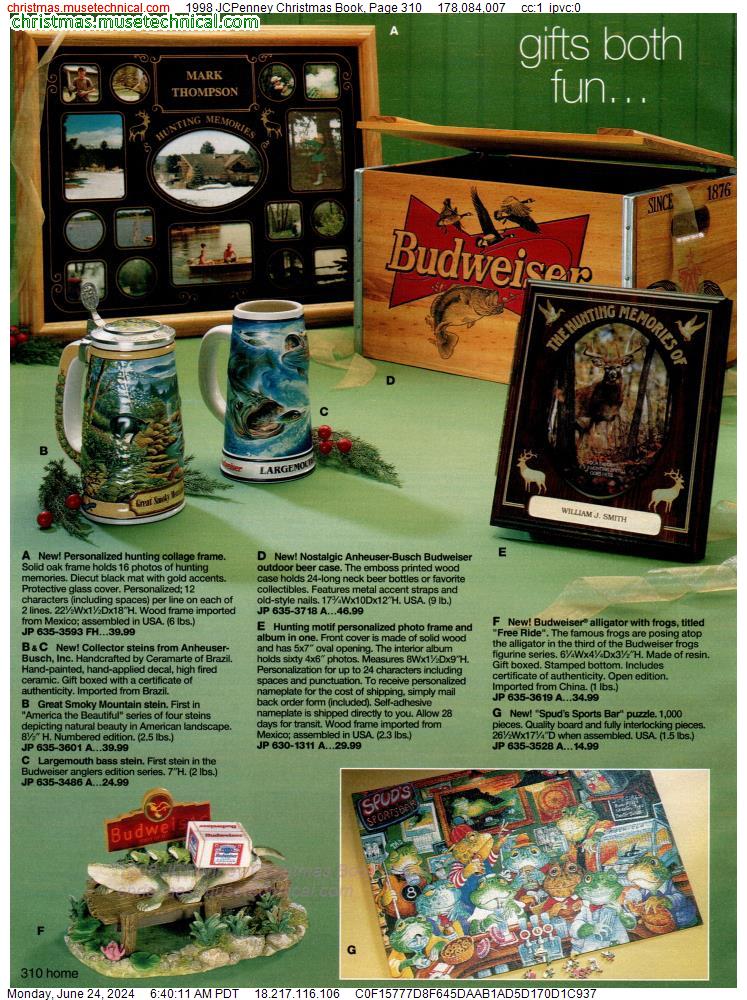 1998 JCPenney Christmas Book, Page 310